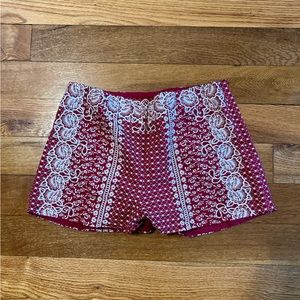 H&M Embroidered Shorts